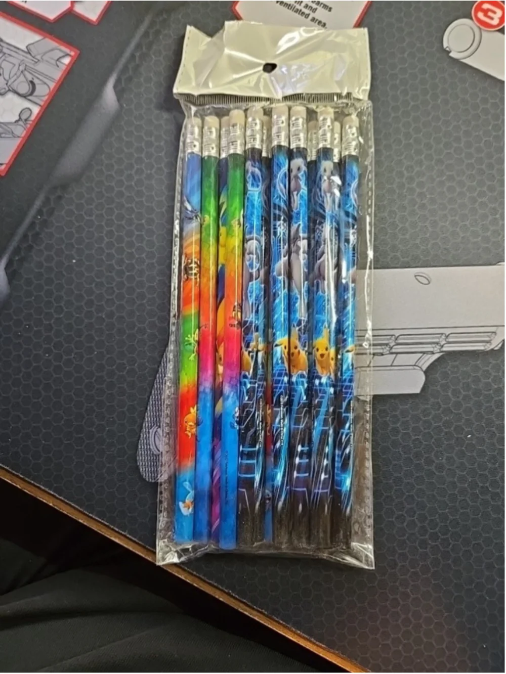 Lot Of 15 Pokemon Characters Pencils Pikachu Mewtwo